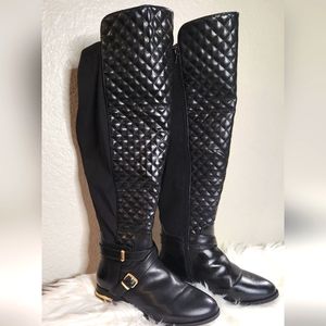Annabeth Quilted Flat Boot